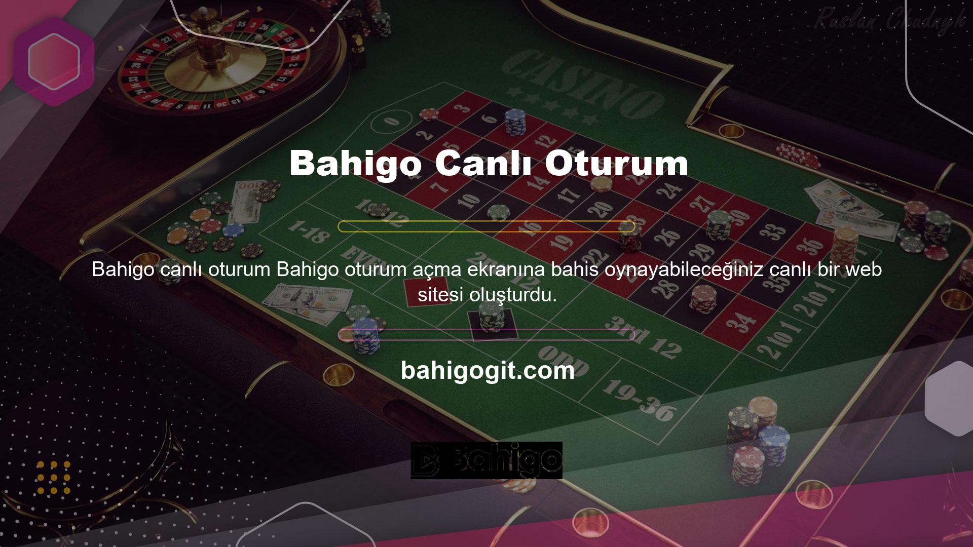 Önce Bahigo Slot Machine web sitesinde bahis yaparak başka bir oyunu deneyebilirsiniz